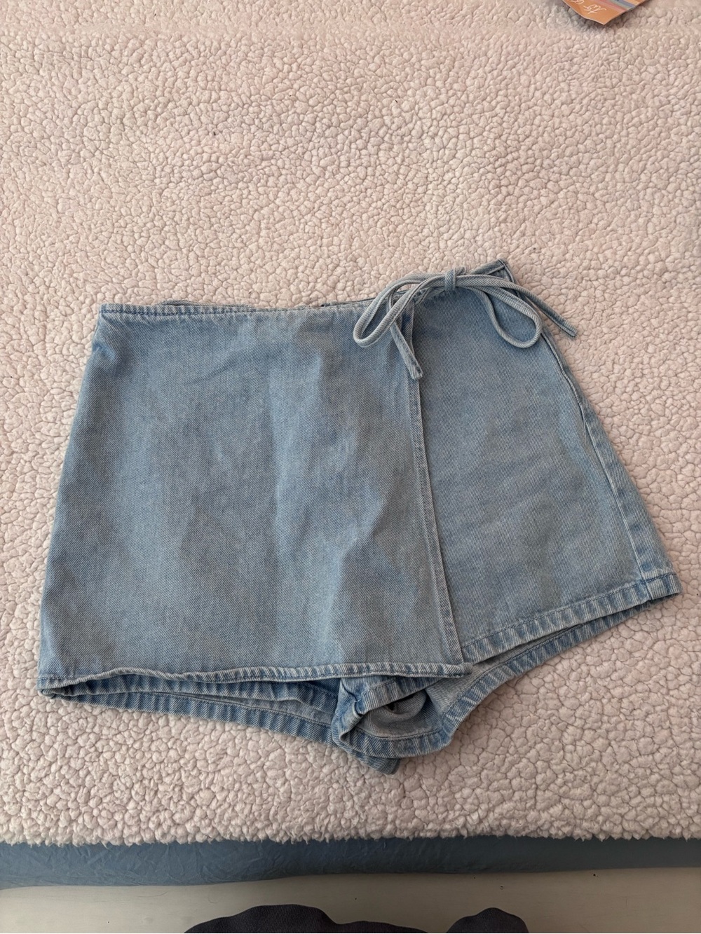 PacSun Light Blue Denim Skort